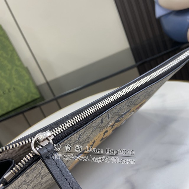 Gucci專櫃古馳最新款Ophidia系列手包男士手拿包 jh2287型號：473904